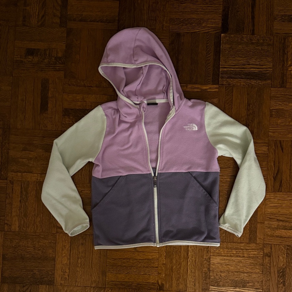 The North Face Kids' Hoodie in Lavender and Gray